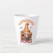 Erntedank mit meinen Gnomen Milchtasse (Vorderseite)