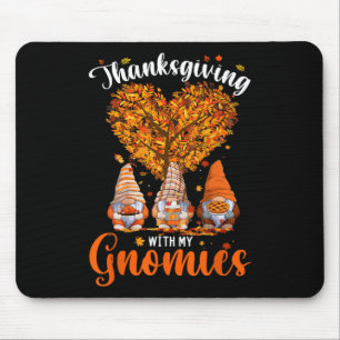 Erntedank mit meinen Gnomen Spaß Herbst Herbst Mousepad