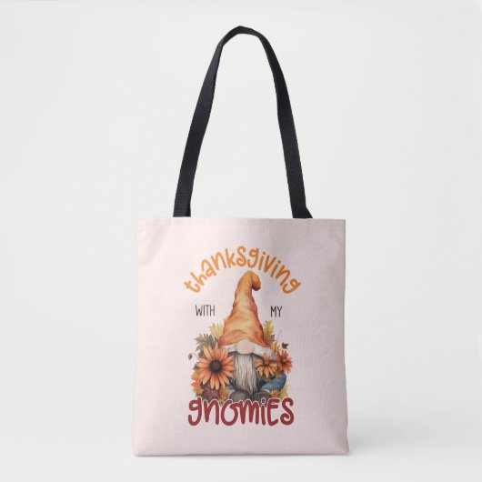 Erntedank mit meinen Gnomen Tasche (Vorderseite)