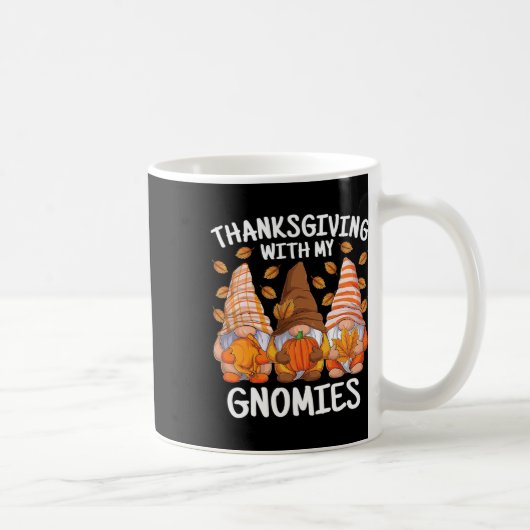 Erntedank mit meinen Gnomen wird Herbstpause Kaffeetasse (Rechts)