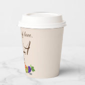 Erntedank Mit Monogramm Pappbecher (Links)