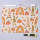 Erntedank mit Regenbogen und HerbstBlätter Seidenpapier (Handwerk)