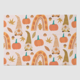 Erntedank mit Regenbogen und HerbstBlätter Seidenpapier