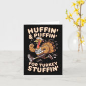 Erntedank mit türkischer Truppe 2024 Witzig Karte (Gelbe Blume)