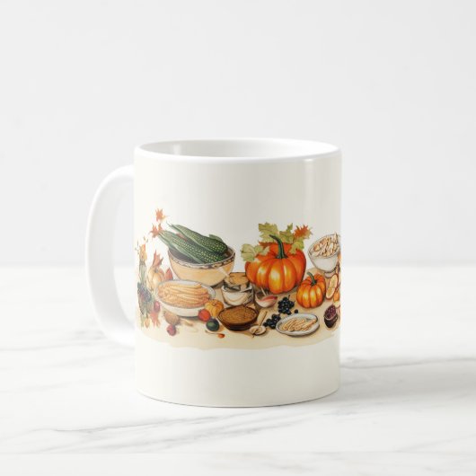 Erntedank Moderne 11 Tasse (Vorderseite Links)