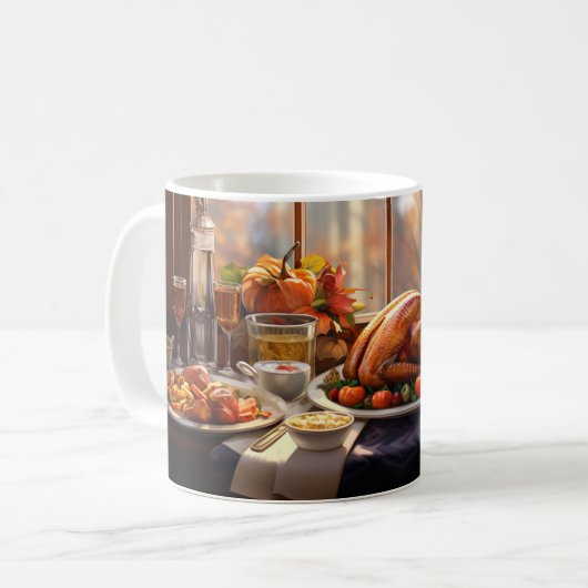 Erntedank Moderne 4 Tasse (Vorderseite Links)