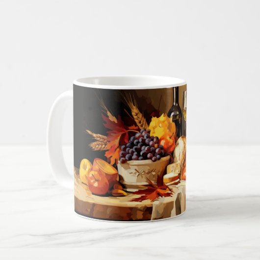 Erntedank Moderne 6 Tasse (Vorderseite Links)