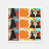 Erntedank Moderne Kunstsammlung Serviette (Vorderseite)