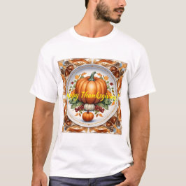 Erntedank Moderne Pumpkin Herbstkollektion T-Shirt