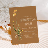 Erntedank Modernes Rustikales Familienfest Einladung