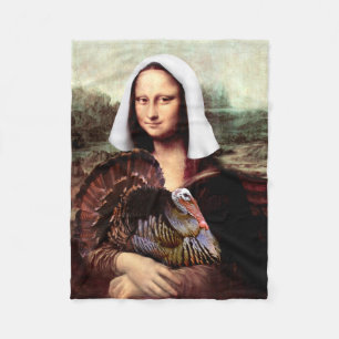 Erntedank Mona Lisa Pilgrim Fleecedecke