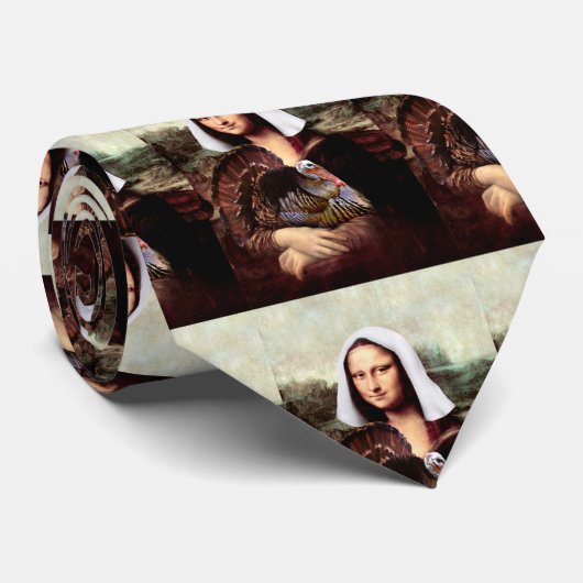 Erntedank Mona Lisa Pilgrim Krawatte (Gerollt)
