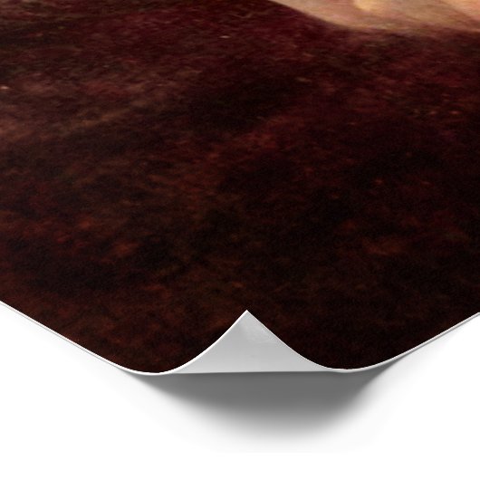 Erntedank Mona Lisa Pilgrim Poster (Ecke)