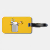 Erntedank müde Türkei in Cooking Pot Spaß Gepäckanhänger (Rückseite horizontal)