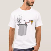 Erntedank müde Türkei in Cooking Pot Spaß T-Shirt (Vorderseite)