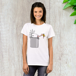 Erntedank müde Türkei in Cooking Pot Spaß T-Shirt