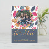 Erntedank-Muster für Holzböden Feiertagskarte (Stehend Vorderseite)