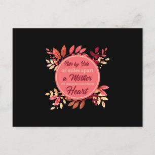 Erntedank Mutter Tochter Mama Fall Outfit Frauen Postkarte