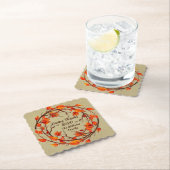 Erntedank Name-Matching hinzufügenAutumn Scalloped Untersetzer (Vor Ort)