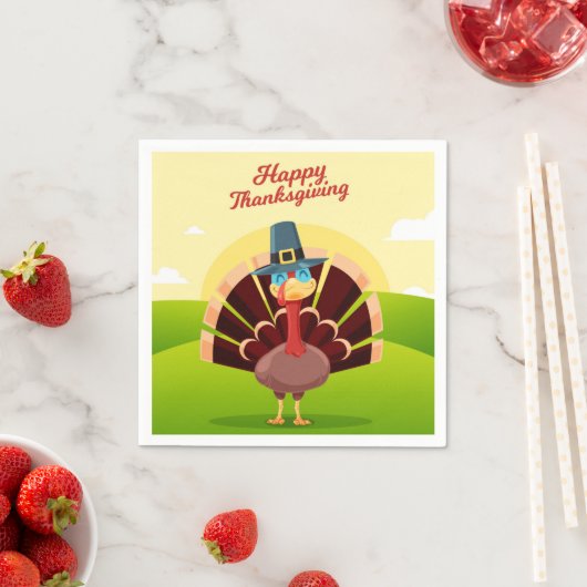 Erntedank Napkins Serviette (Beispiel)