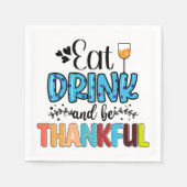 Erntedank Napkins Serviette (Vorderseite)