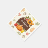 Erntedank Napkins Serviette (Ecke)