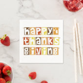 Erntedank Napkins Serviette (Beispiel)