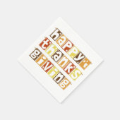 Erntedank Napkins Serviette (Ecke)