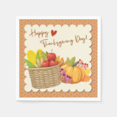 Erntedank Napkins Serviette (Vorderseite)