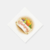 Erntedank Napkins Serviette (Ecke)