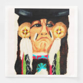 ERNTEDANK NATIVE AMERIKANISCHE SERVIETTE (Vorderseite)