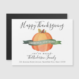 Erntedank Neue Zuhause Pumpkin Moving Ankündigung