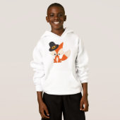 Erntedank, Niedlicher Fuchs, Pilgrimfuchs, Pilgerh Hoodie (Vorne ganz)