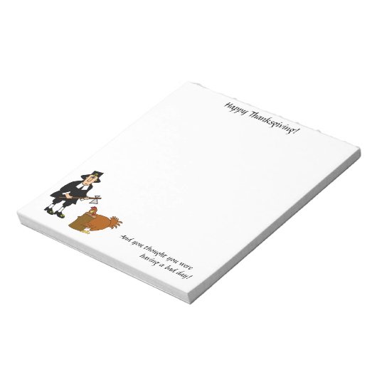 Erntedank Notizblock (Rotiert)