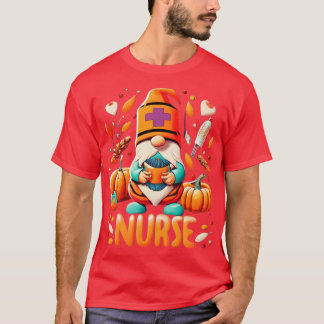 Erntedank-Nurse-Gnome-Herbst-Arzt-Schrub-Top-Herbs T-Shirt