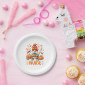 Erntedank Nurse Gnomes Fall Scrub Pappteller (Party)