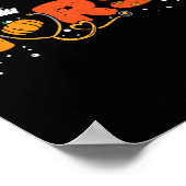 Erntedank Nurse Stethoscope Herbstfall Scrub T Poster (Ecke)