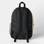 Erntedank Oak Blätter Bedruckter Rucksack (Rückseite)