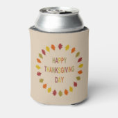 Erntedank Oak Blätter Dosenkühler (Kanne Rückseite)
