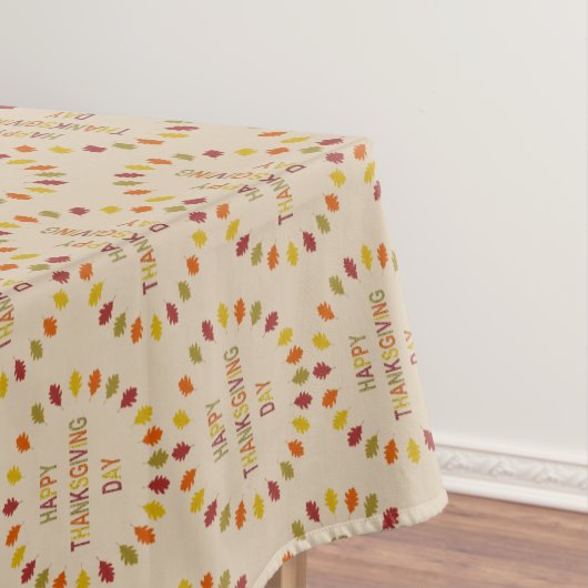 Erntedank Oak Blätter Gemustert Tischdecke (Beispiel)