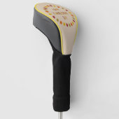 Erntedank Oak Blätter Golf Headcover (angewinkelt)