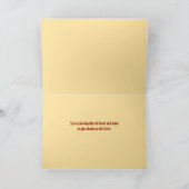 Erntedank Oak Blätter Grußkarte Karte (Innenseite)