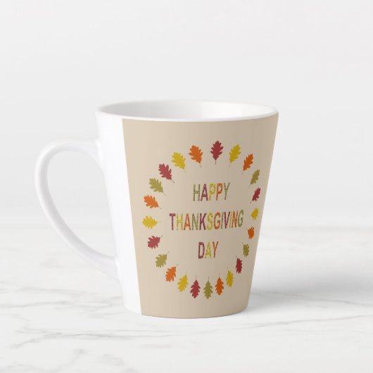 Erntedank Oak Blätter Milchtasse (Links)