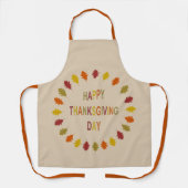 Erntedank Oak Blätter Schürze (Vorderseite)