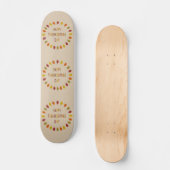 Erntedank Oak Blätter Skateboard (Vorderseite)