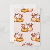 Erntedank oder Abendessen Einladung (Rückseite)