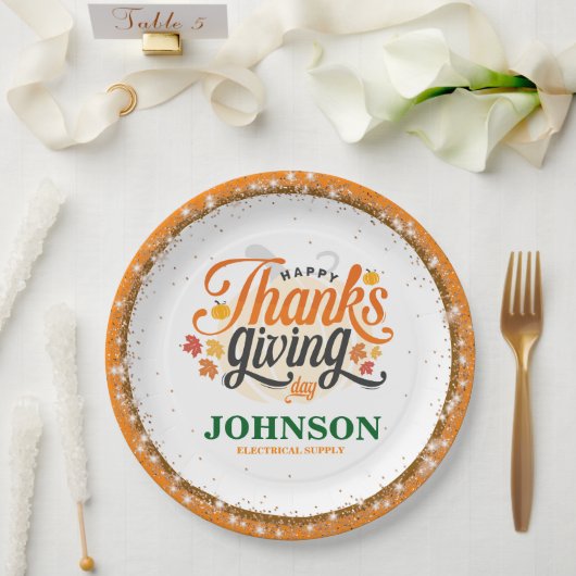 Erntedank Office-Party Pappteller (Hochzeit)