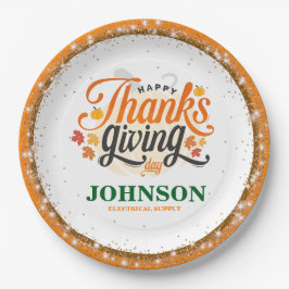 Erntedank Office-Party Pappteller