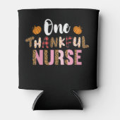 Erntedank One Thanking Nurse Leopard Fall Groov Dosenkühler (Vorderseite)