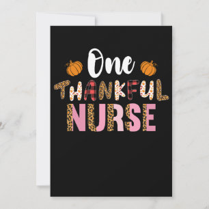 Erntedank One Thanking Nurse Leopard Fall Groov Einladung